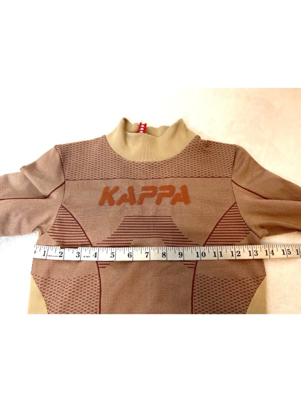 Kappa- Authentic Jaworzno Knit Top, SIZE XS/S Tan Mauve NWOT - Picture 5 of 8